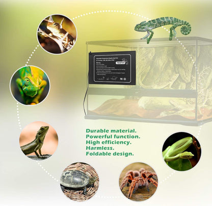 Reptile habitat warming mat for lizards and frogs