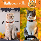 Packaging view of the imported ARING PET Christmas breakaway collar set for boy and girl cats.