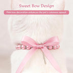 Attkryy dog and cat fashion necklace laid flat against a clean background.