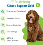 Holistic canine renal health supplement with National Animal Supplement Council seal