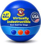 Doggie Dooley Virtually Indestructible Dog Ball - 10 Inch Hard Plastic Interactive Dog Toy for Large Breeds Over 45+ lbs - Built for Herding & Push Play - Floats in Water, Made in USA - Red - Image 14