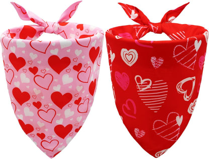 American Flag Dog Bandanas,4th of July Dog Bandana,Large Summer Triangle Patriotic Scarves for Memorial Day and Independence Day,Pet Outfits for Boys and Girls,Red,White & Blue(2PCS,Large) - Image 10
