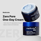 Medicube Zero Pore One Day Cream jar angle shot