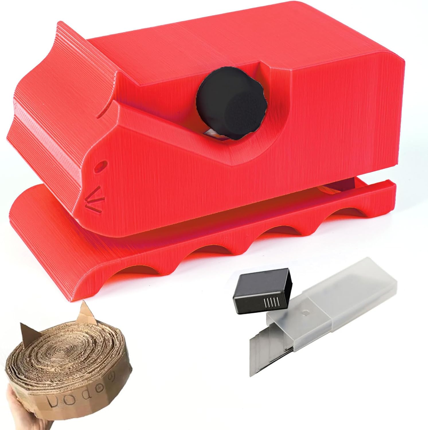 Enpato cardboard cutter set with 10 spare blades included