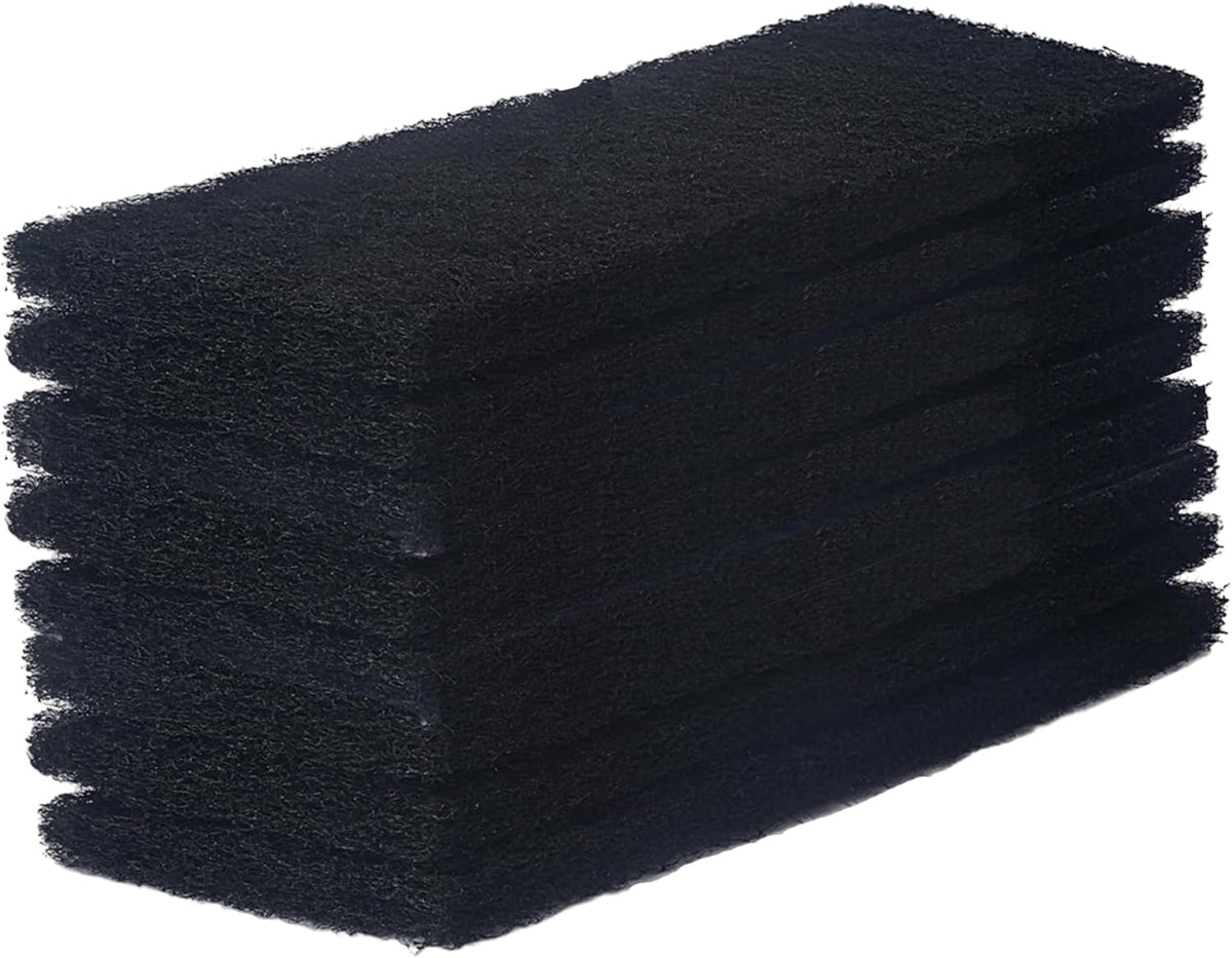 Caqeaus high density activated carbon deodorizing inserts for automatic cat litter trays.