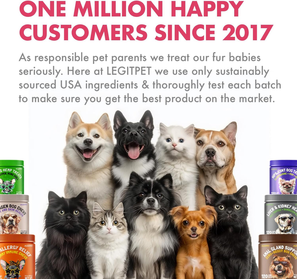 LEGITPET natural pet antioxidant soft chews for urinary care