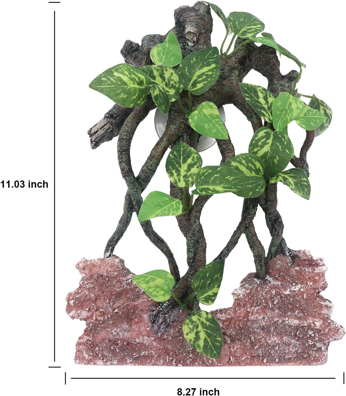 Aqua Kt reptile terrarium climb corner tree branch front view
