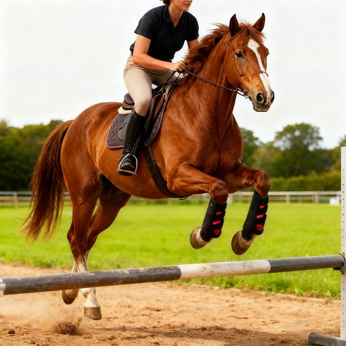 Lanoune portable infrared wrap for horse muscle pain management
