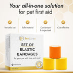 Demonstration of Qpets bandage sticking to itself