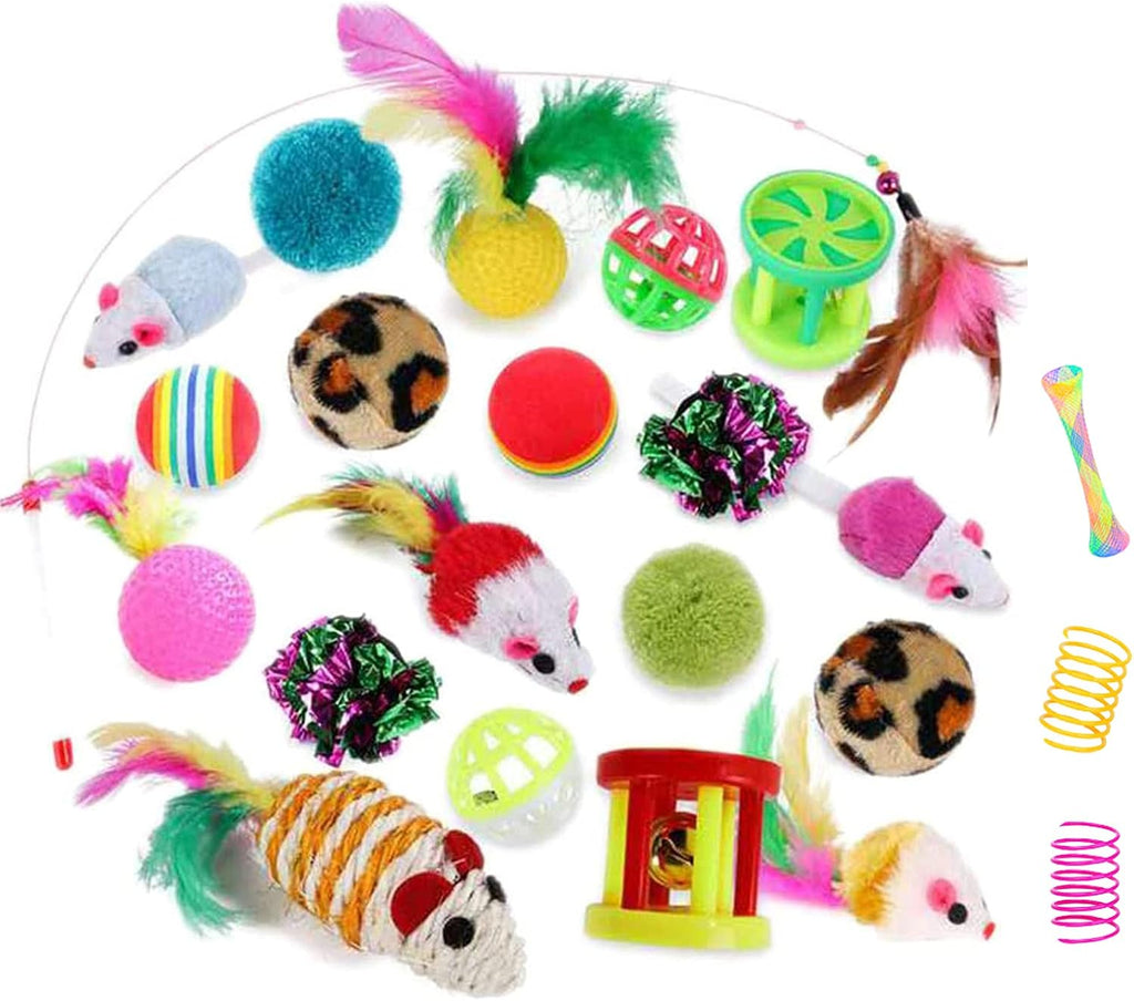 Premium sisal woven mice and leopard print cloth balls for kitten hunting practice