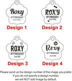 EDSG Customized Pet Name Plate zinc alloy pendant detail view