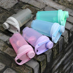 Baoding Tengke 16 ounce protein shaker bottle front view for gym supplements.