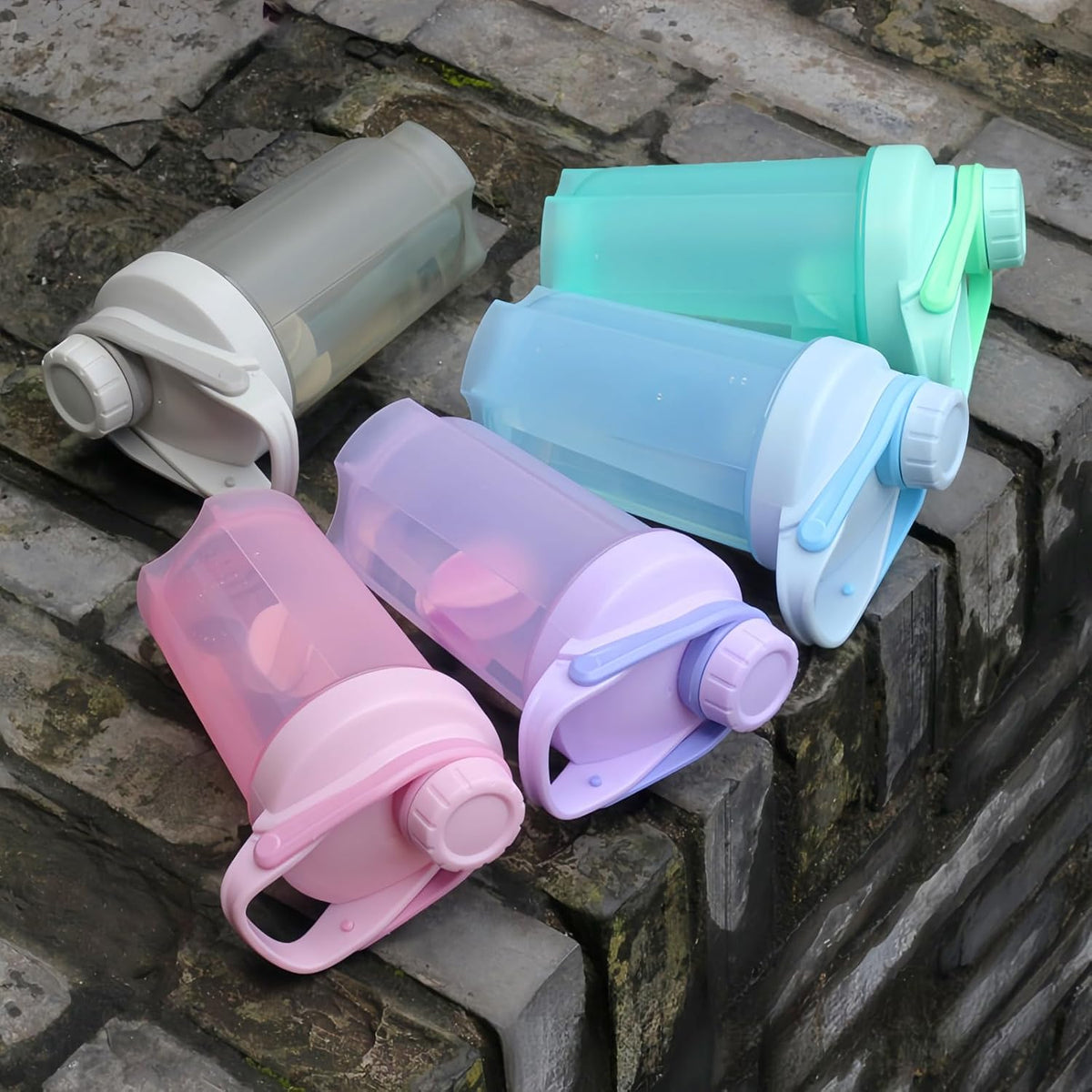 Baoding Tengke 16 ounce protein shaker bottle front view for gym supplements.