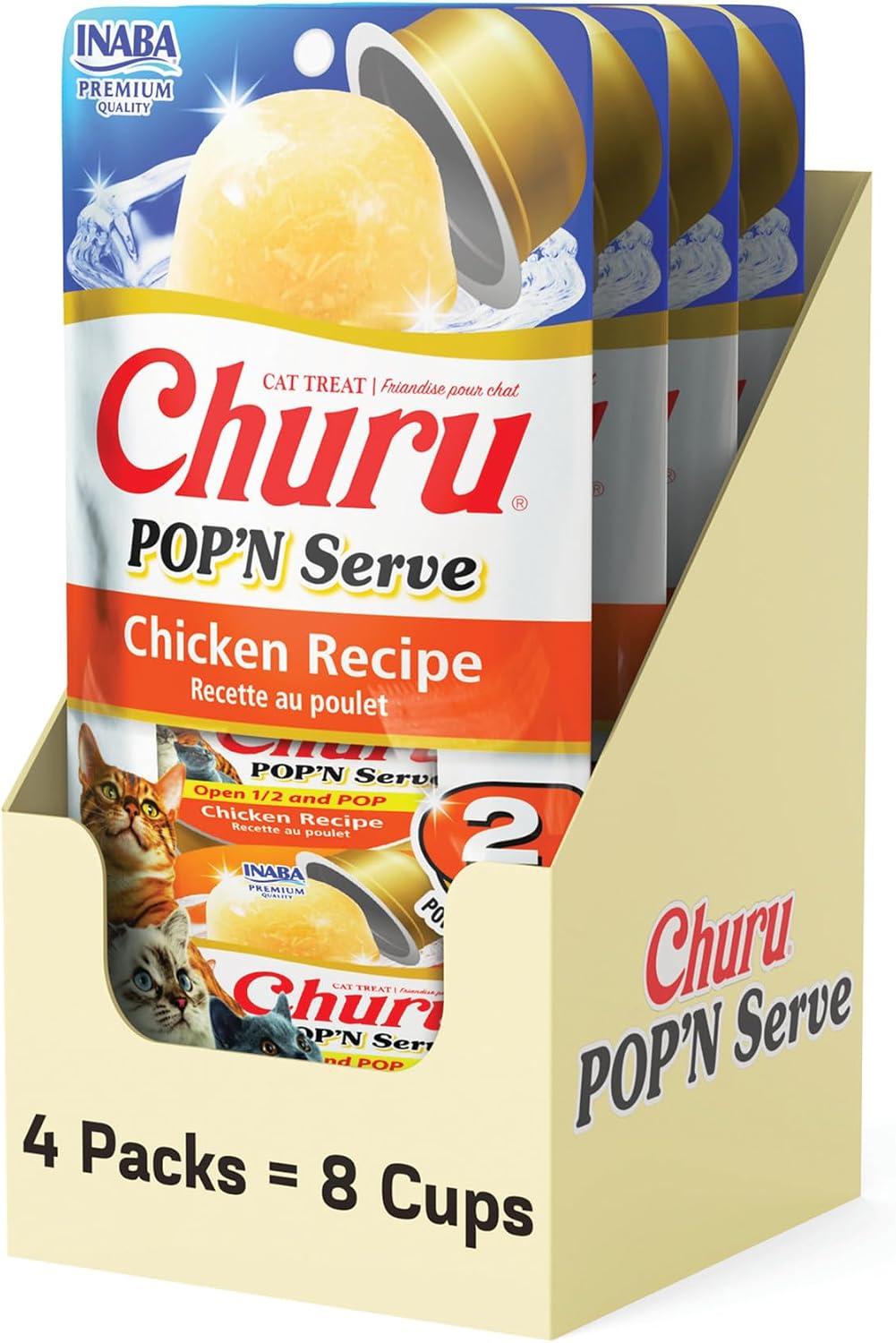 Premium Inaba Churu cat treats for all life stages