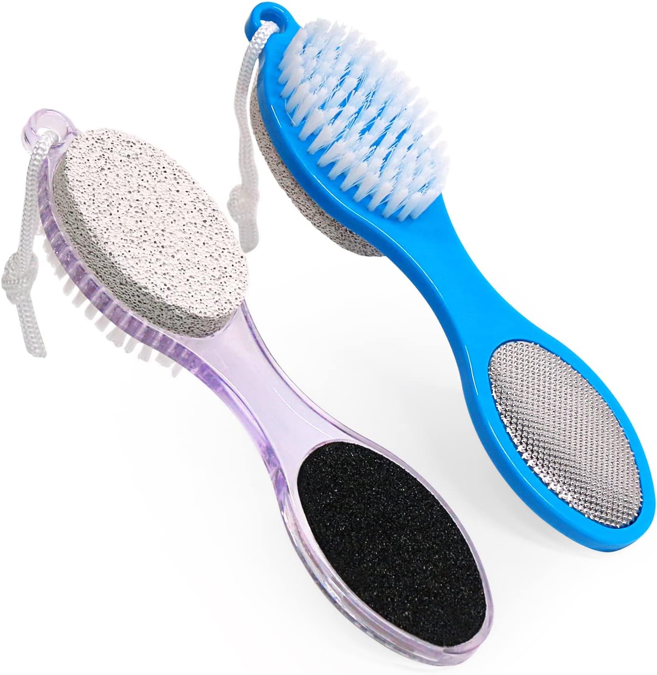 Fangze 4 in 1 pumice stone brush for feet front view