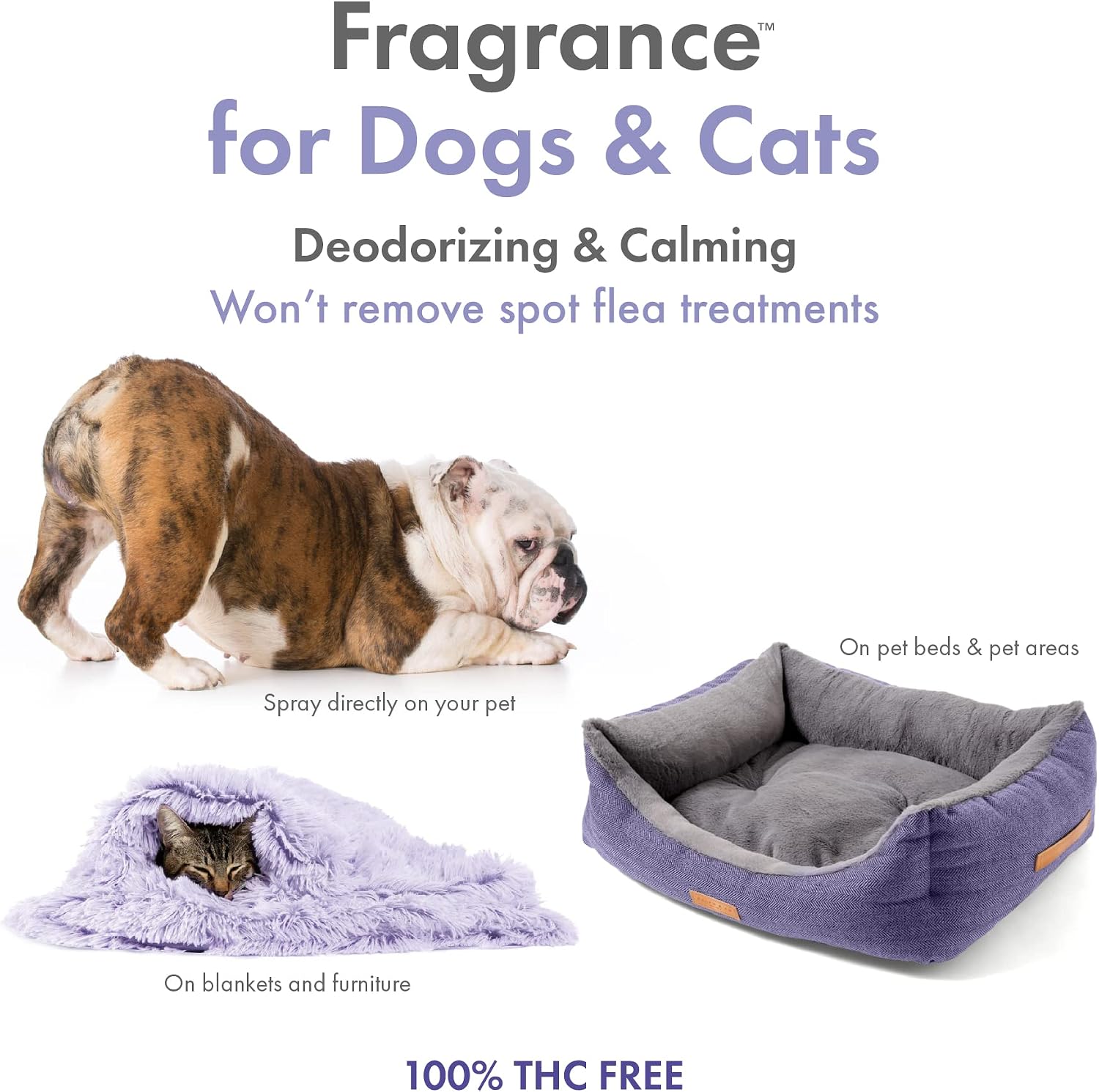 Back label of Petkin Hemp Fragrance showing ingredients