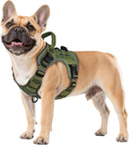 WINGOIN Tactical Dog Harness for Large Dogs, Heavy Duty No Pull Dog Harness with Handle, Adjustable Reflective Military K9 German Shepherd Big Size Dog Vest for Walking, Training, Hunting, Green (L) - Image 13