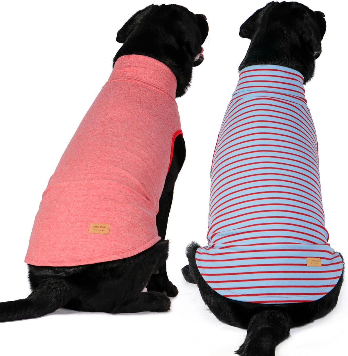 KYEESE 2Pack Dog Sweater Soft Dogs Clothes Warm Pets Clothes Turtleneck Pets Coats Dog Sweaters for Small Dogs Girl Pullover Small Pet Sweaters Stretchy Pet Sweatshirt - Image 10