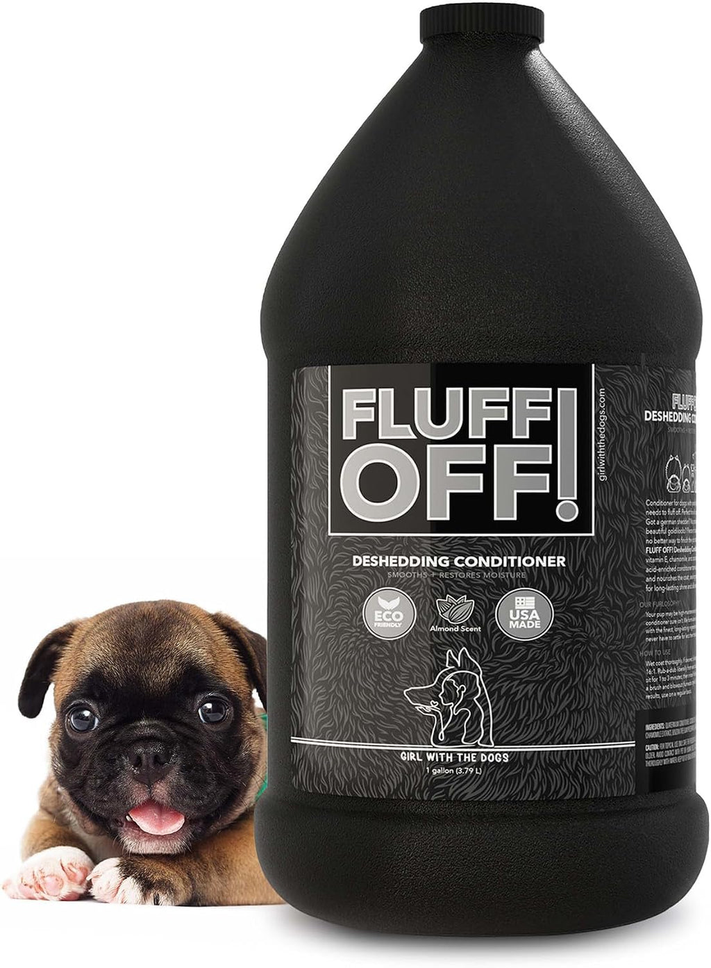 Gentle puppy and kitten safe deshedding formula from Girl With The Dogs