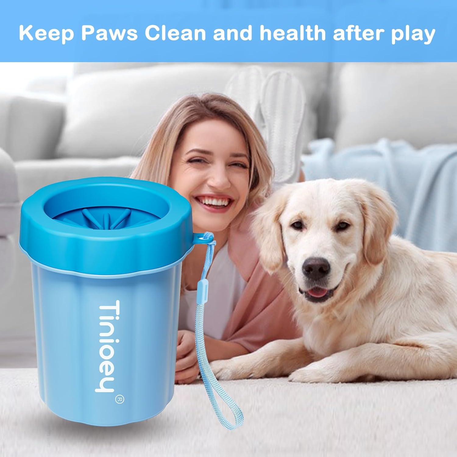Tinioey dog paw protector kit used for cleaning medium breed dogs