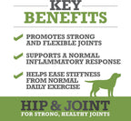 WINPRO canine mobility soft chews back label showing active plasma ingredients