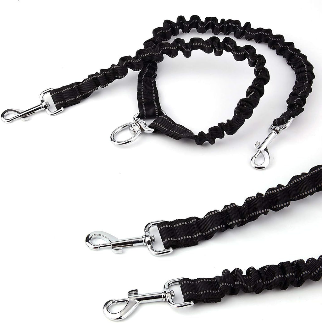 Authentic USA imported VANVENE double dog walking leash accessory package