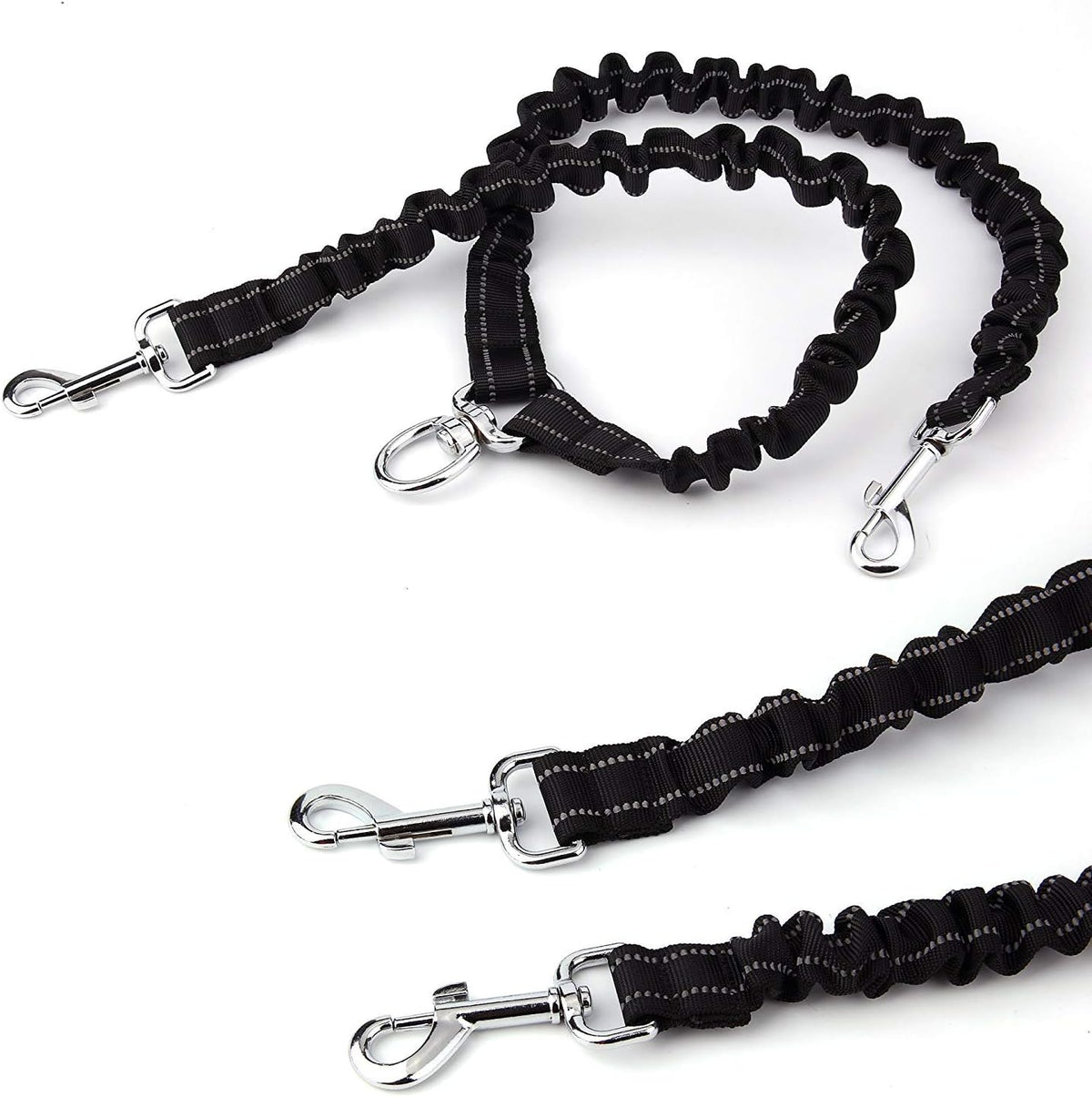 Authentic USA imported VANVENE double dog walking leash accessory package