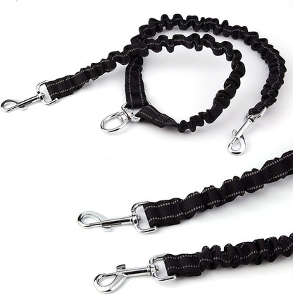 Authentic USA imported VANVENE double dog walking leash accessory package