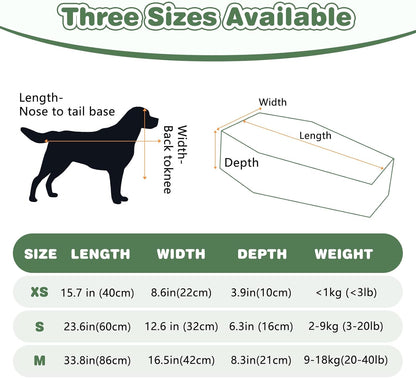 Efulycozyy medium size pet caskets for dogs personalized with text drawings.