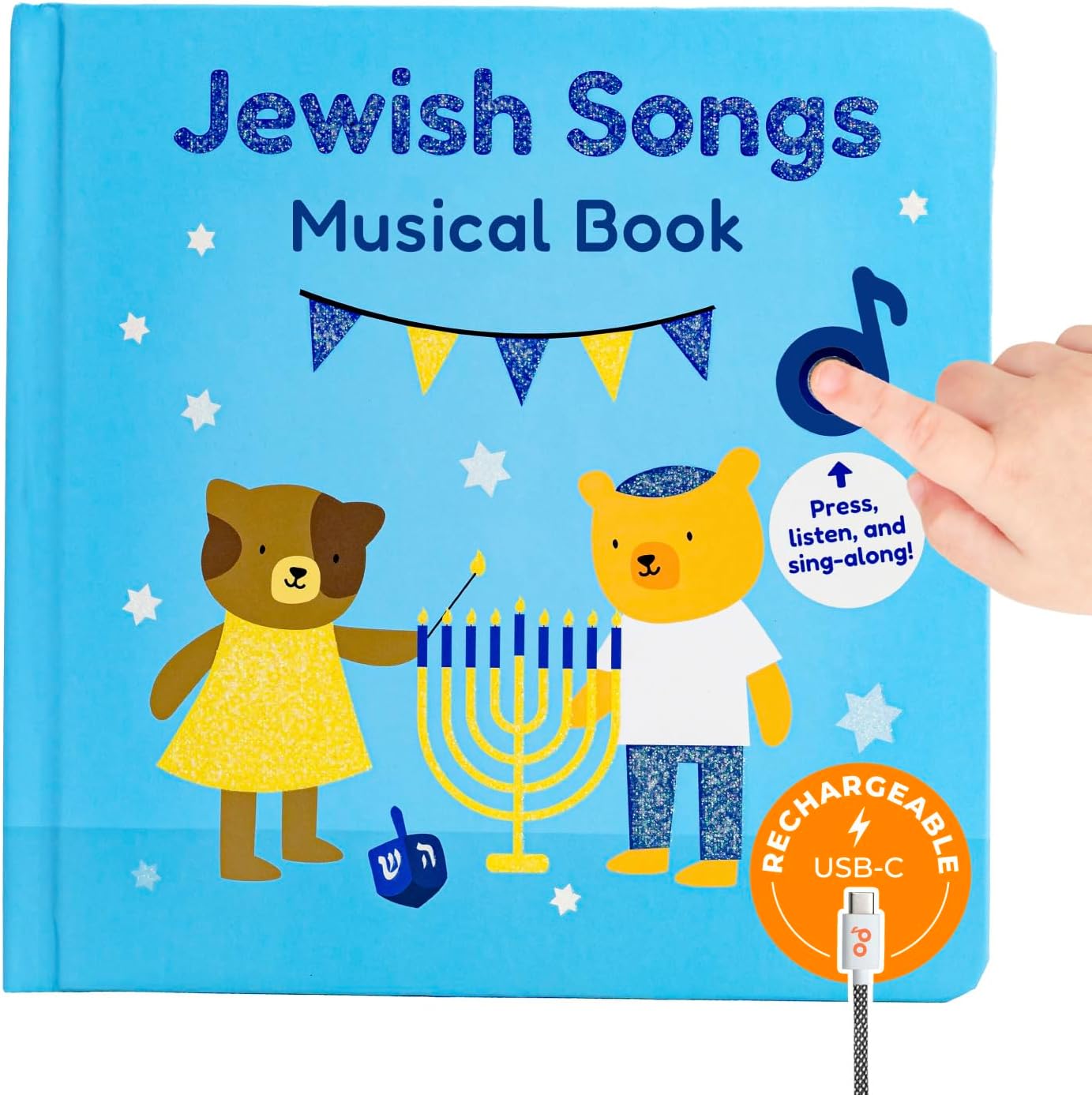 Cali's Books Jewish Songs interactive sound book front cover