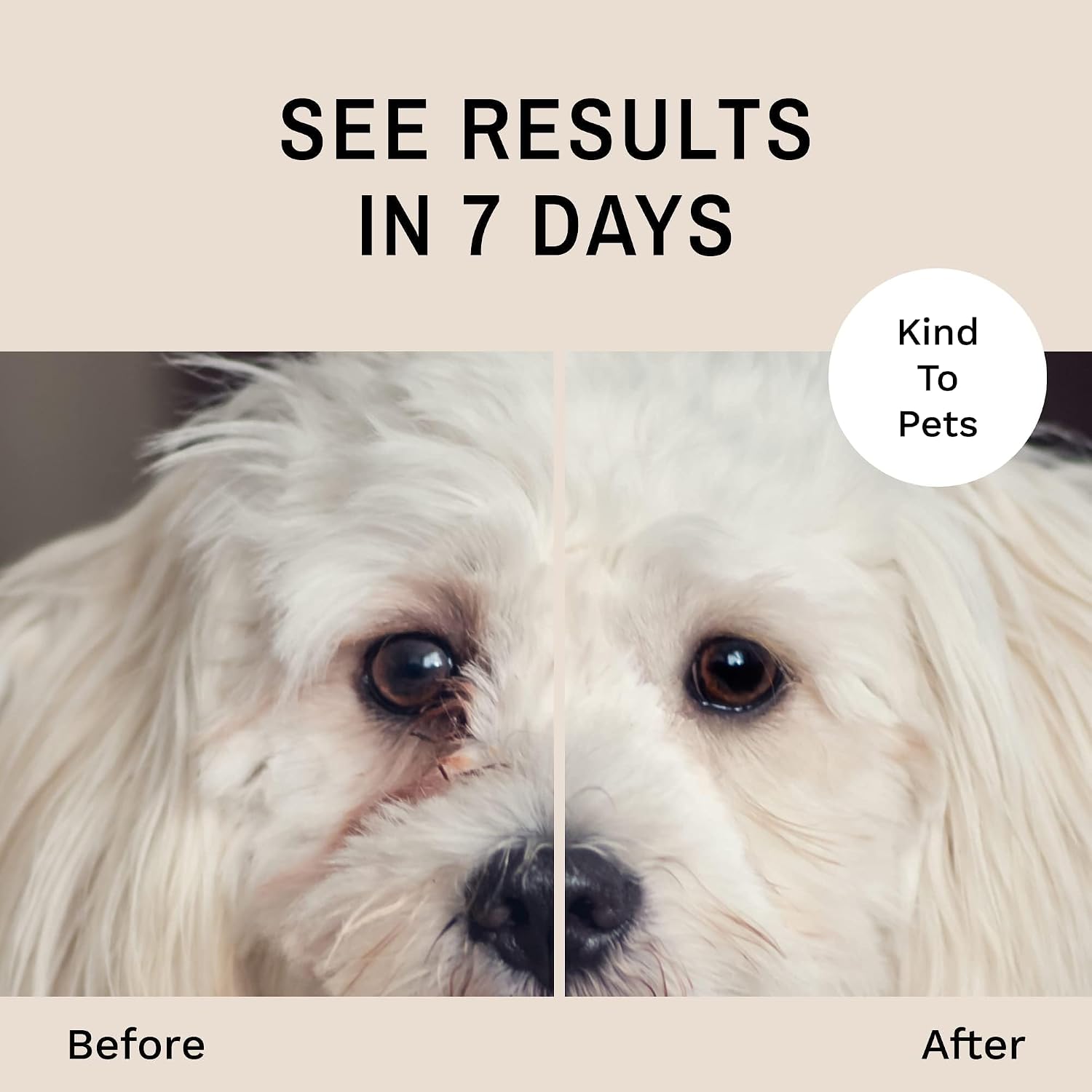 Premium USA imported pet grooming wipes for removing tear stains