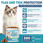 CPFK cat flea treatment chewable tablets dietary supplement label details