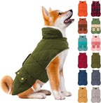 KYEESE Dog Coat Warm Pets Clothes for Cold Weather Soft Pet Sweater with Leash Hole Thick Pet Winter Puffer Coat with Pocket Windproof Dogs Jacket with Fleece Lined Waterproof Dog Coats for Large Dogs - Image 15