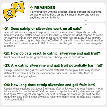 Instructions for mounting Potaroma catnip toys