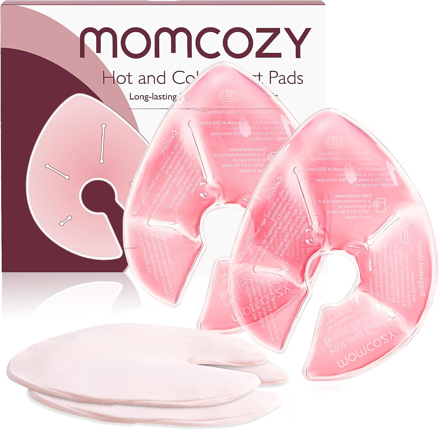 Momcozy Larger Breast Therapy Packs front view