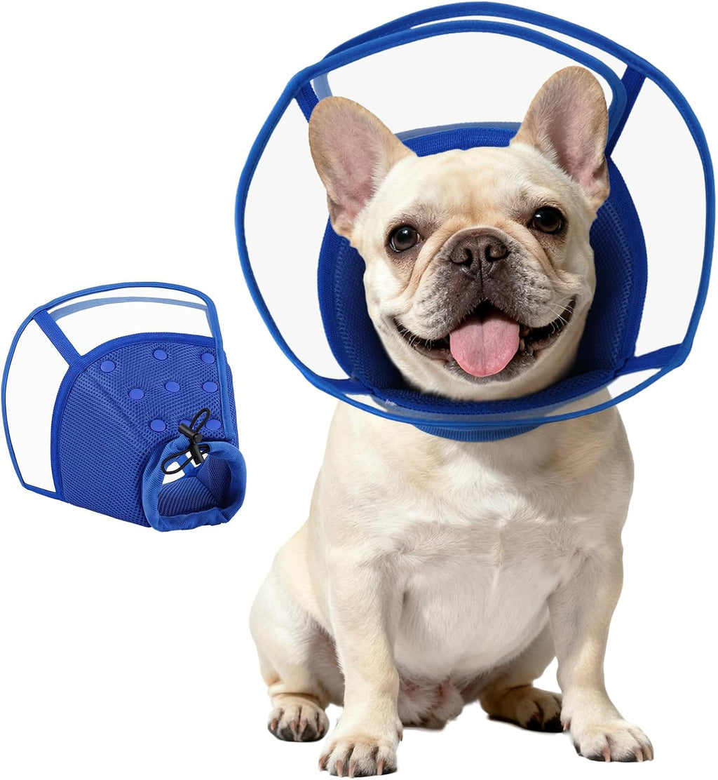 Kuoser Small Dog Cone Collar After Surgery, Soft Cone for Dogs to Stop Licking, Breathable Pet Recovery Collar Comfortable Elizabethan Collars, Adjustable Protective Dog Cones for Small Dogs, Rose S - Image 14