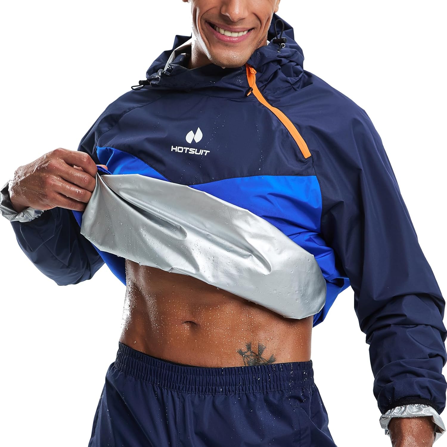 HOTSUIT Sauna Suit for Men Sweat Sauna Jacket Pant Gym Workout Sweat Suits - Image 15