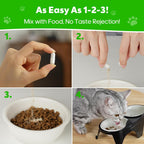 Whiskopia feline hairball support formula close up highlighting coat health and gut relief.