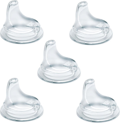 NUK replacement silicone spout pack of five front view