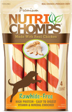 NutriChomps safe alternative to rawhide dog treats package