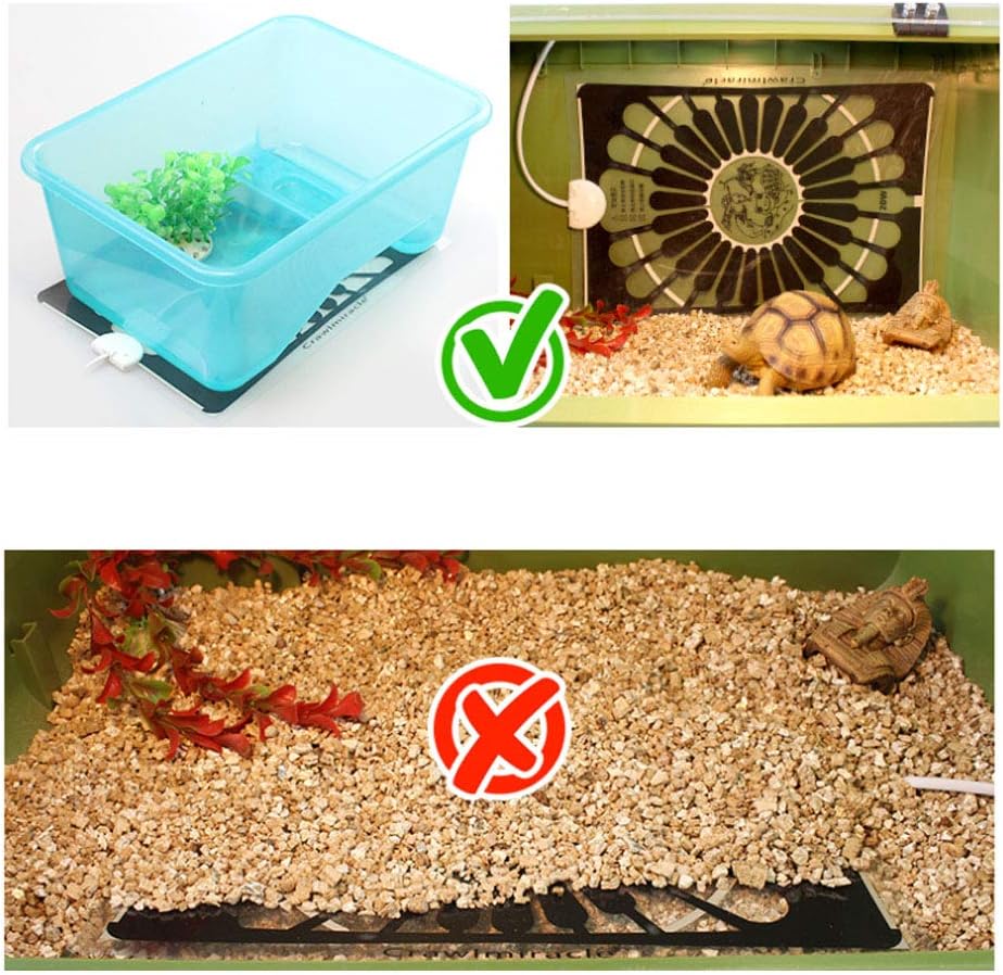 Waterproof wipeable surface of the YM YOUMU reptile heat mat