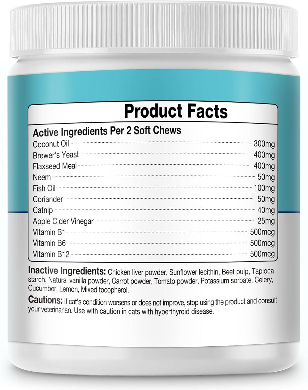 Daily skin and coat support soft tablets for all cat breeds
