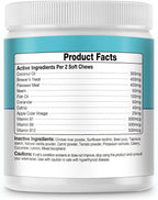 Asumtal cat flea supplement back label showing natural ingredients list