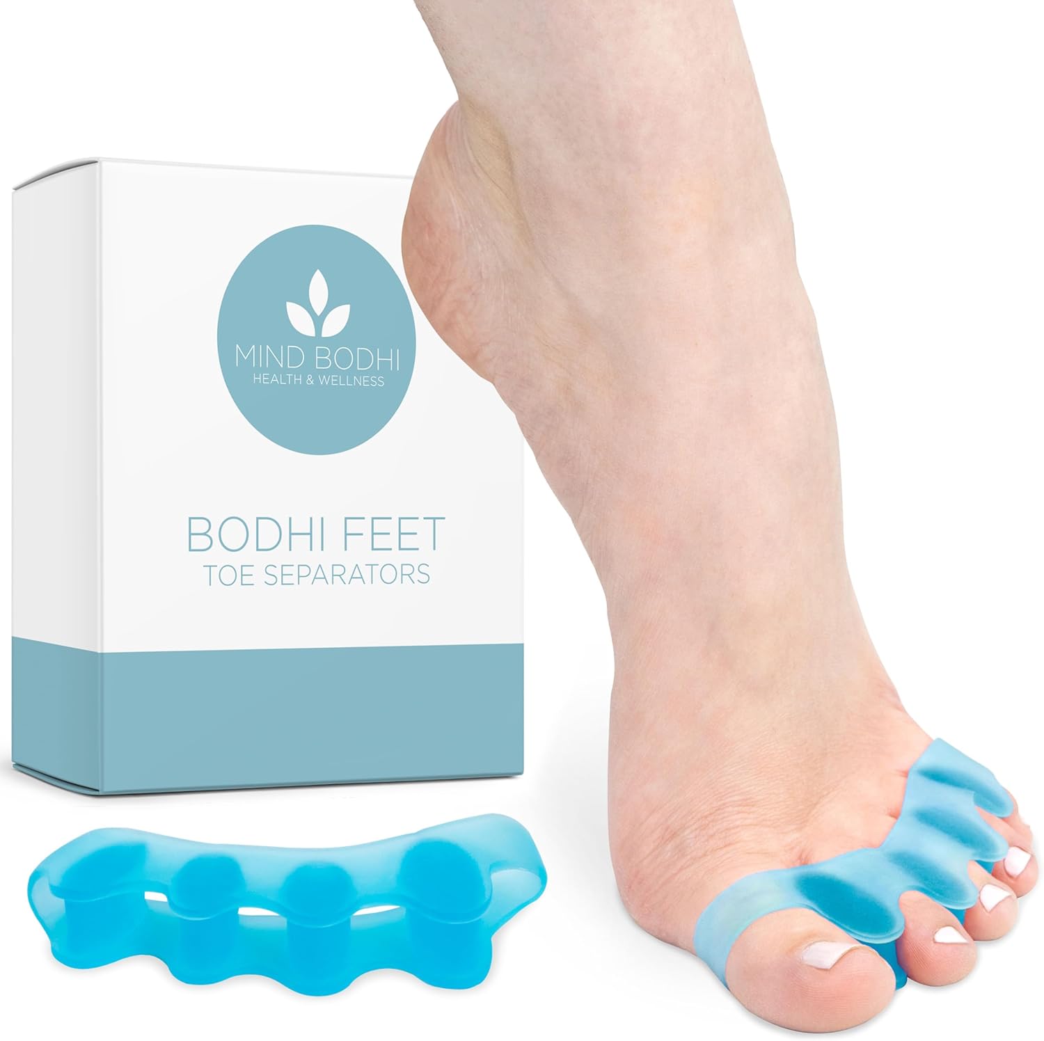 Mind Bodhi toe separators blue regular size front view