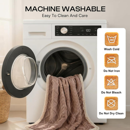 Luciphia washable pet throw blanket being folded for car seat protection.