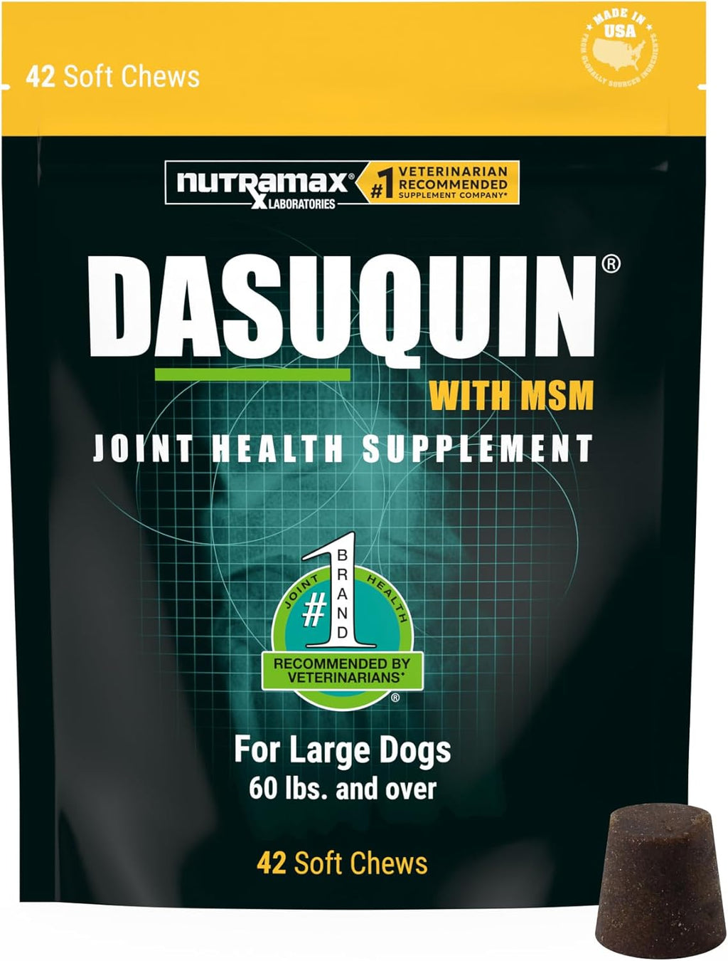 Nutramax Dasuquin for Large Dogs, Joint Health Supplement, Contains Glucosamine for Dogs, Plus Chondroitin, ASU, MSM and More, Supports Healthy Joints, Soft Chews, 84 Count - Image 11