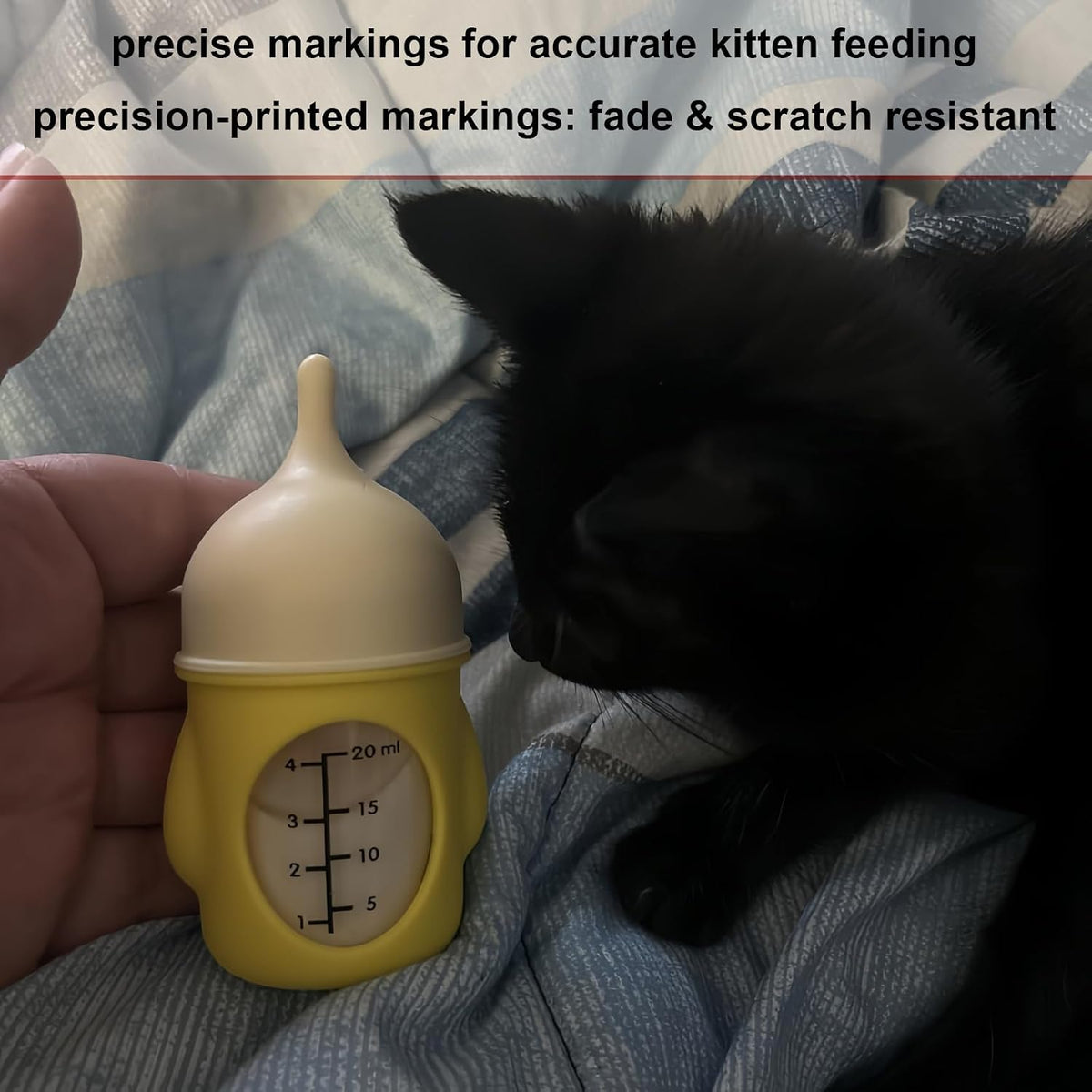 Reusable silicone pet feeder set showing replacement components and precise liquid scale