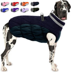 AOFITEE Dog Coat, Warm Dog Winter Coat, Reflective Turtleneck Large Dogs Jacket with Harness Built in, Turtleneck Pet Winter Jacket, Waterproof Pet Snow Jackets Fleece Vest, Pink XL - Image 15