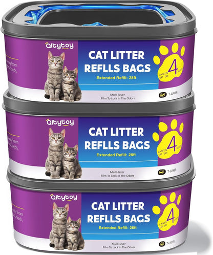 Qltytoy imported USA premium cat litter refill bags two pack product line up