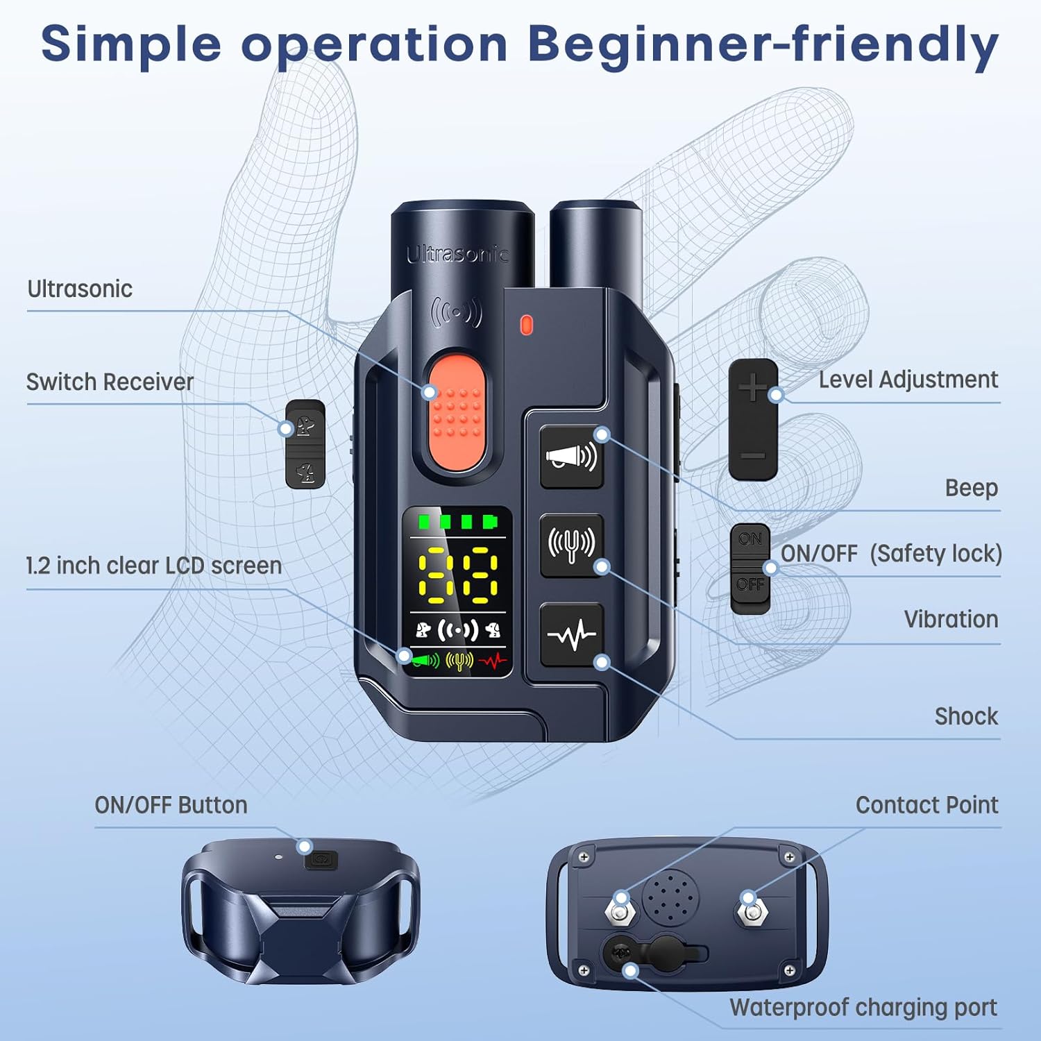 Waterproof testing demonstration of Pupkids dog collar